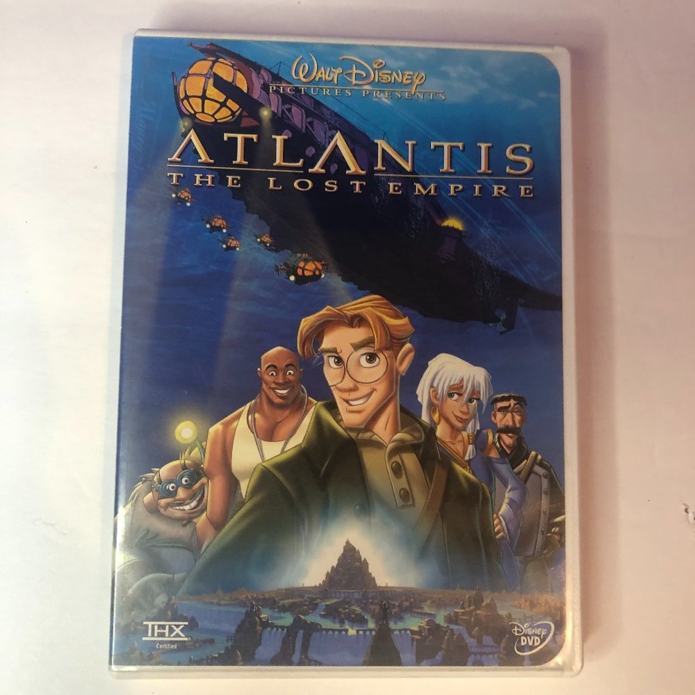 DVD Movie Walt Disney's ATLANTIS the Lost Empire w/Bonus Features PG